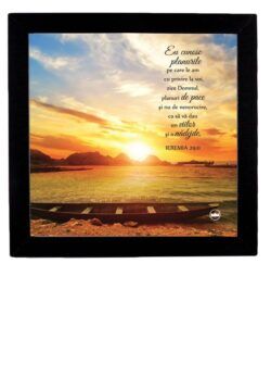 02 Tablou mare cu text biblic 40x40 cm - Ieremia 29:11