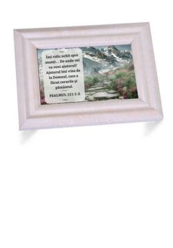 20 - Tablou cu mesaj biblic - Psalmul 121:1-2