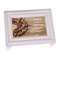 21 - Tablou cu mesaj biblic - Evrei 13:5