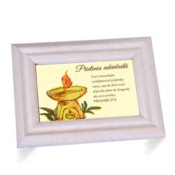 23 - Tablou cu mesaj biblic - Proverbe 27:9 (Copiază)