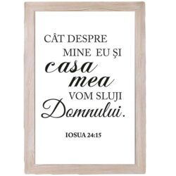 05 Tablou de perete 40x60cm - Iosua 24:15