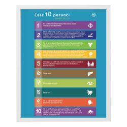 07 Tablou de perete 40x50cm - Cele 10 porunci